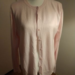 Croft and Barrow pink cardigan